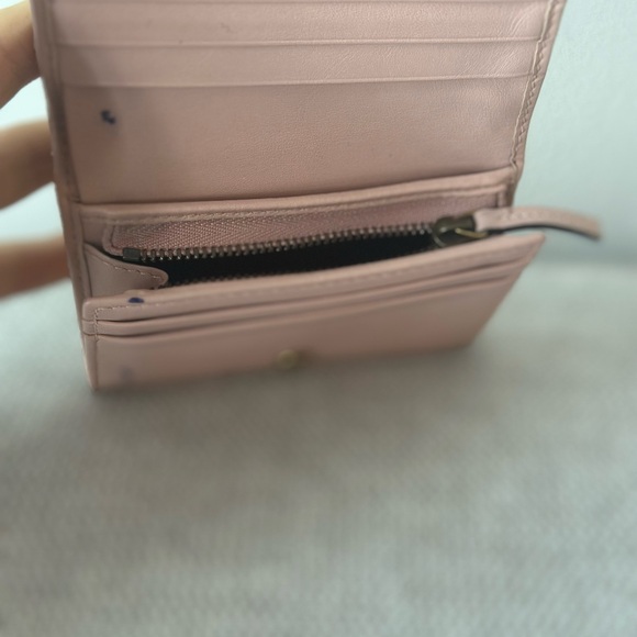 Pre Owned Gucci GG MARMONT CARD CASE WALLET PINK * Ink Stains * - Picture 7 of 7